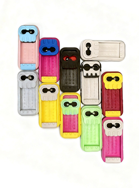 可视化减压潮玩 眼睛跳跃马仔推牌巴克球震荡手感edc解压玩具叮叮