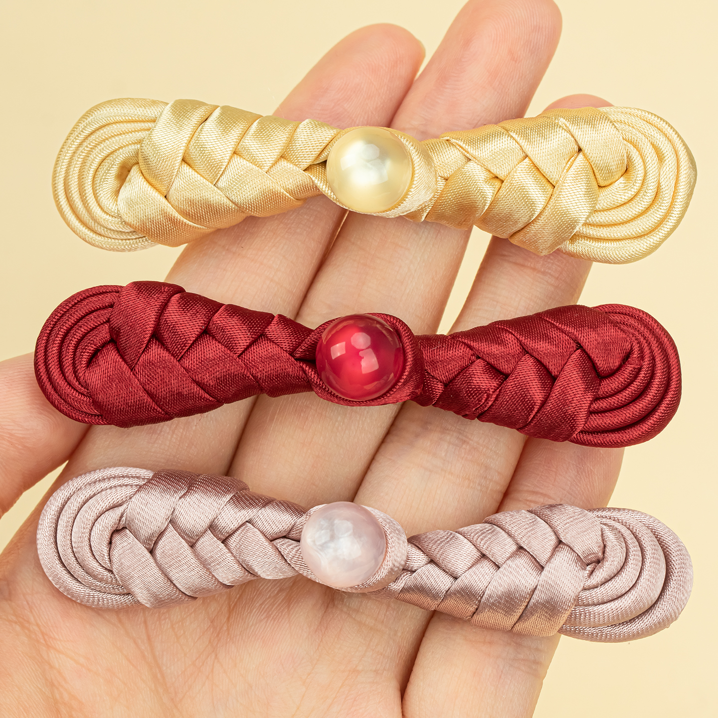 盘扣扣子旗袍中式玉石琵琶盘扣复古配件唐装民族风服饰装饰辅料女