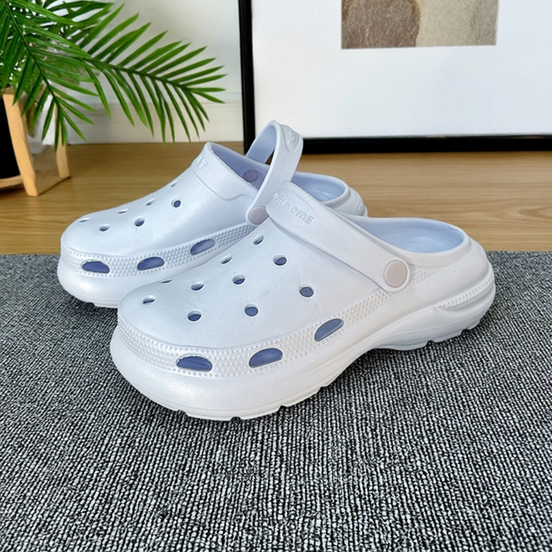 沙滩塑料女款夏季防滑拖鞋家用厚底可爱凉软底eva材质透气舒适