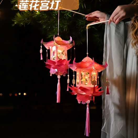 马年元宵节灯笼古风花灯儿童手工diy材料包过年春节发光宫灯装饰,节庆用品/礼品,灯笼,淘宝优惠券,粉丝福利购,淘宝优惠卷