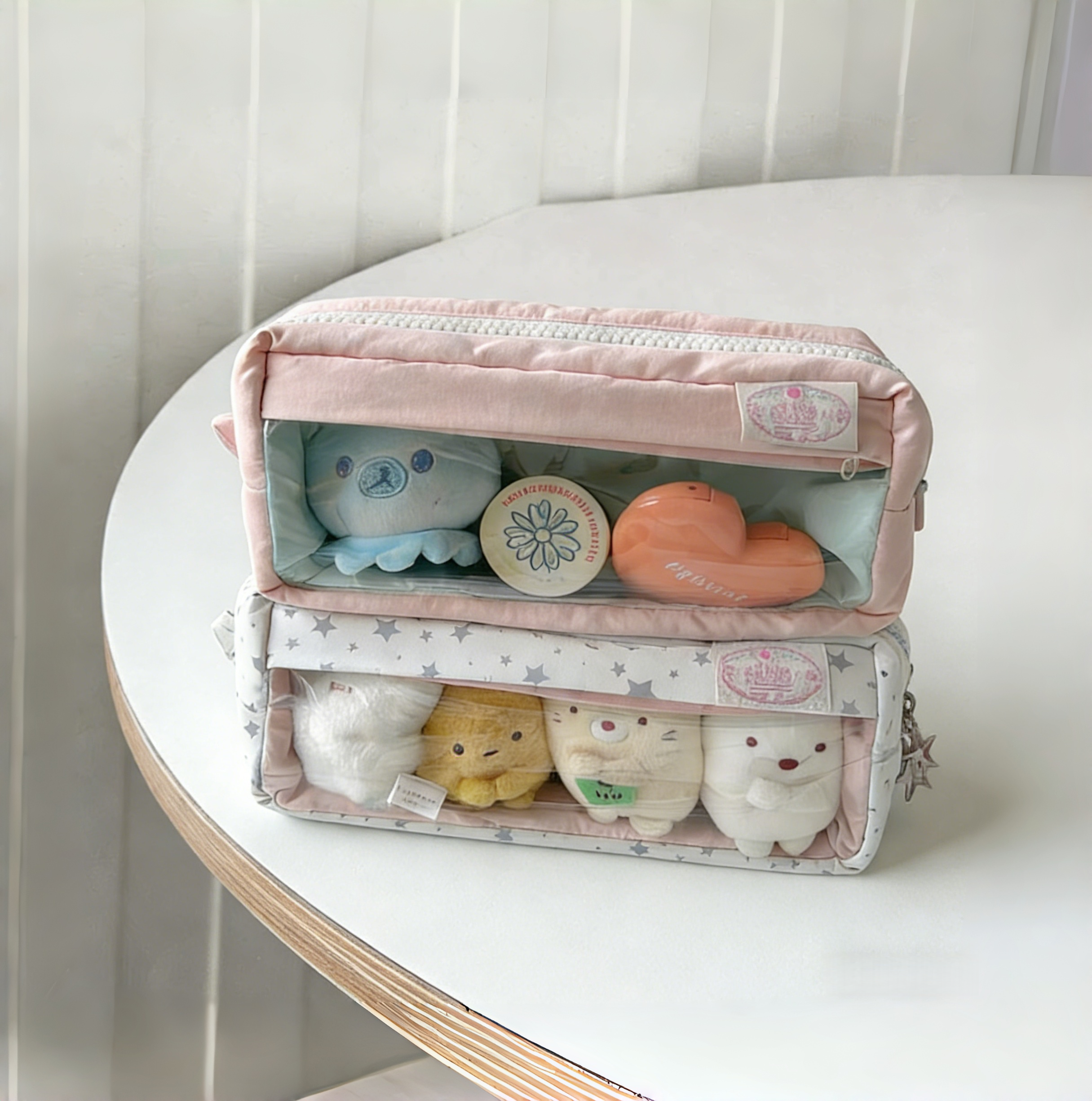 ins风星星大容量笔袋痛包女孩文具盒初中生铅笔盒可放吧唧收纳袋,文具电教/文化用品/商务用品,笔袋,淘宝优惠券,粉丝福利购,淘宝优惠卷