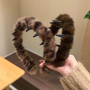 秋冬发夹头箍日常外戴高级感洋气时尚 发箍女款 高颅顶蓬松神器