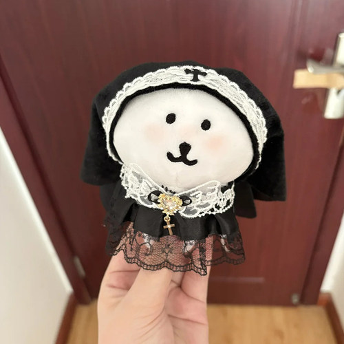 自嘲熊10cm娃衣哥特修女誓言衣服