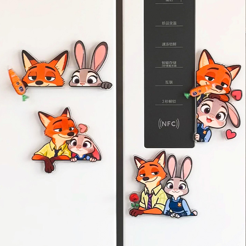 朱迪尼克冰箱贴甜到我心坎里了！