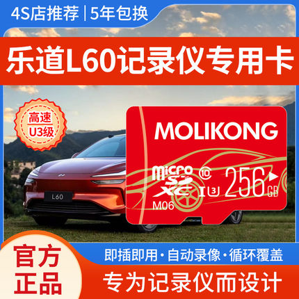 乐道L60行车记录仪专用内存卡蔚来新能源汽车用TF储存卡高速SD卡