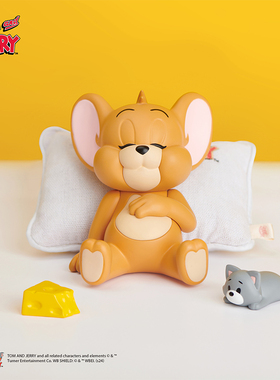 【VGT】现货华纳VGT爱睡觉的杰瑞猫和老鼠Jerry潮玩手办摆件礼物