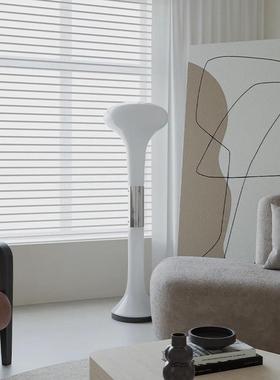 工厂1970S中世纪复古客厅沙发旁落地灯 设计师中古玻璃卧室样板房