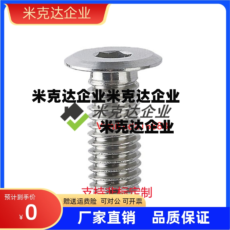 CBSTS2.5/3/4-5/6/8/10/12/14/16/18/20CBSM低头内六角螺栓