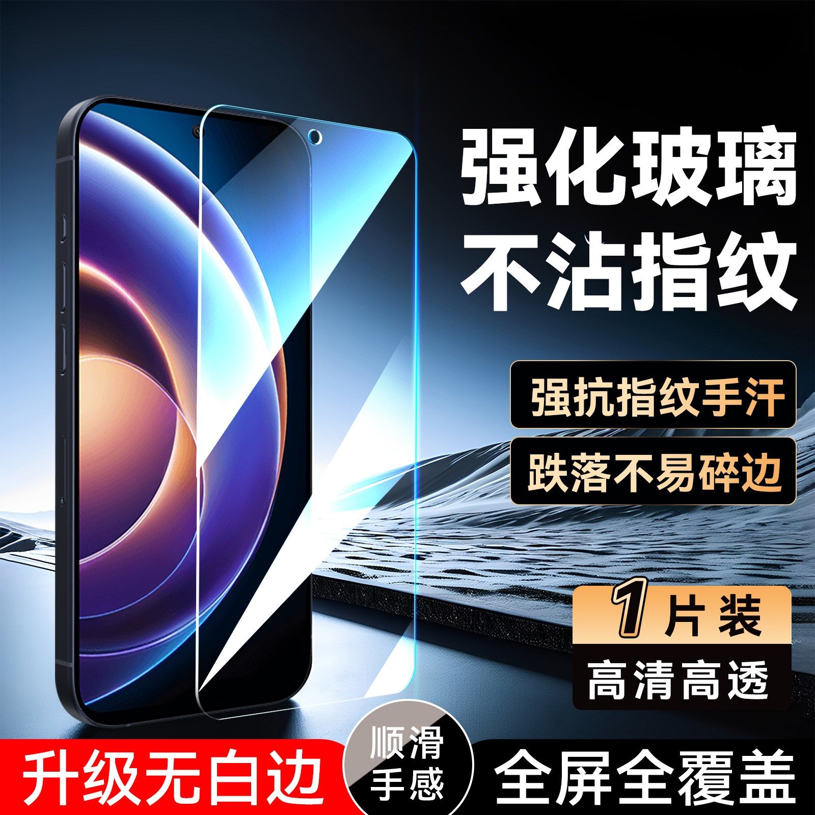 luckrider适用于红米Note12RPro无黑边redmi手机贴膜hongmi防指纹红米note12rpro新款钢化膜redmi专用高清