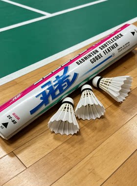 羽者A8鹅毛羽毛球12只装耐打