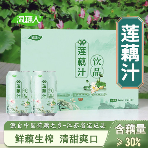 扬州宝应特产精品莲藕汁饮料饮品