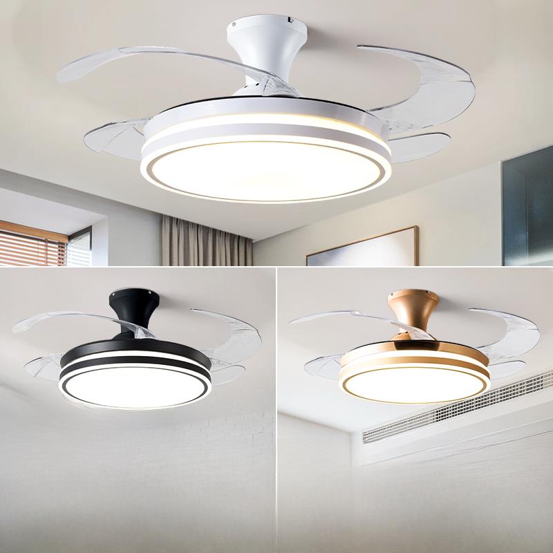 隐形风扇灯天花板风扇灯2025新天花板家庭客厅餐厅卧室风扇吊灯