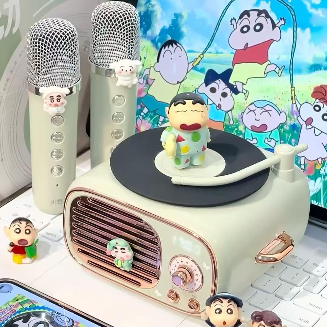 蜡笔小新系列生日礼物周边唱K音响麦克风送女生男生朋友闺蜜可爱