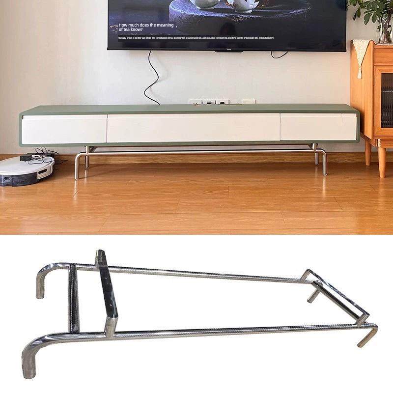 可定制不锈钢脚架电视柜脚架现代简约床头柜增高架餐边柜支撑脚架