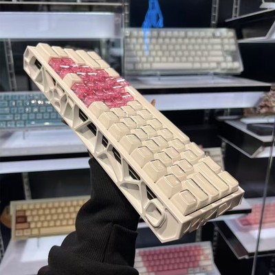 XVX水晶果冻PC透明键帽侧刻满改