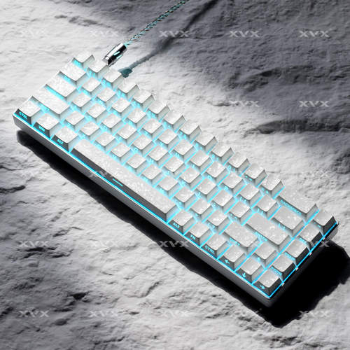 XVX白碳纹2.0键帽碳纤维透光侧刻原厂高度机械磁轴键盘帽ev63/75 - 封面