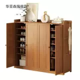 Обувной шкаф в китайском стиле, обувной шкаф, многослойная бытовая утолщенная полка для обуви с колесами, напольная универсальная повышенная складская стойка для хранения