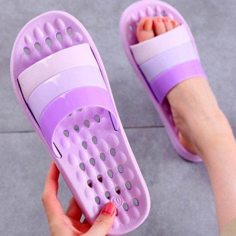 兴伦浴室拖鞋夏女防滑厚底化妆室洗澡速干 干漏水家用男镂空