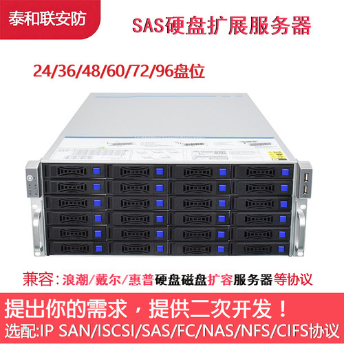 新品双控多盘位存储服务器