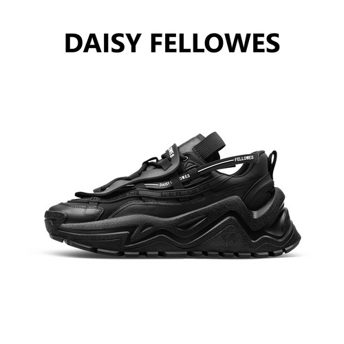 黛西法罗黑色老爹鞋夏季