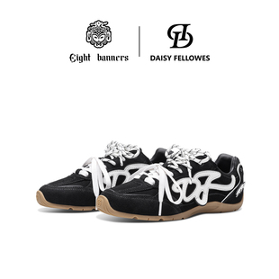 banners小豹系列时尚 黛西法罗Eight 休闲男女板鞋 关晓彤同款