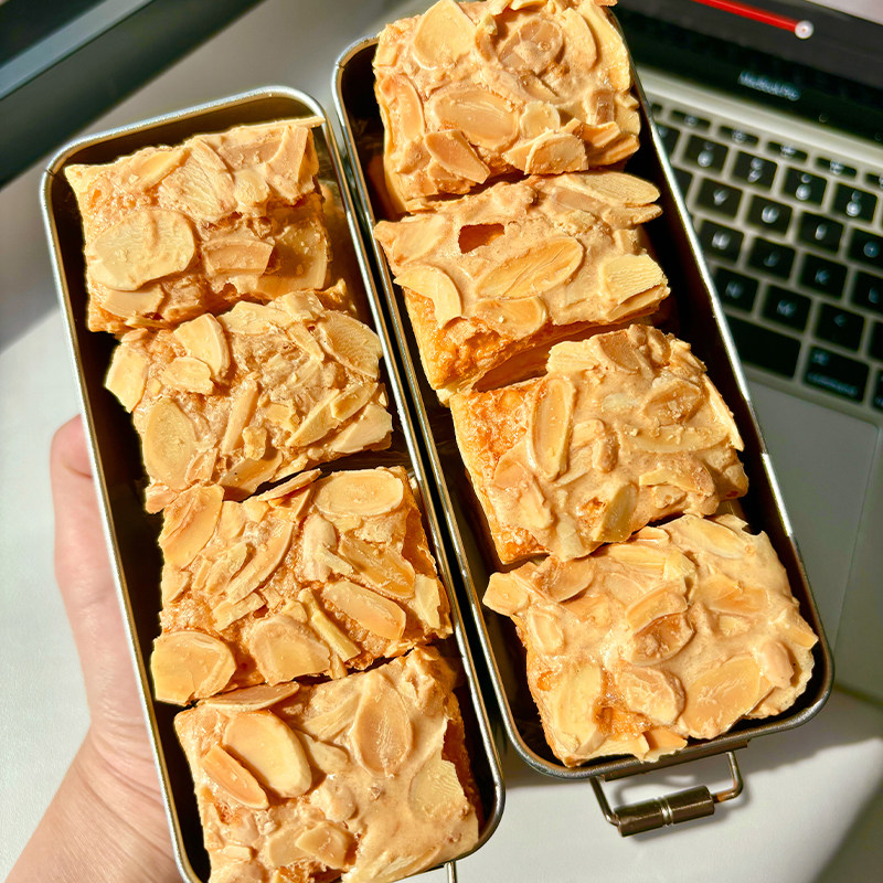 太酥了！巴旦木千层酥拿破仑黄油坚果糕点办公室下午茶休闲小零食