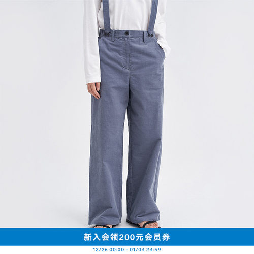 25年秋季环保棉灯芯绒背带裤