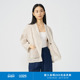 klee春女装 亚麻纸纱简约大方日常轻正式 九分袖 klee 短西装