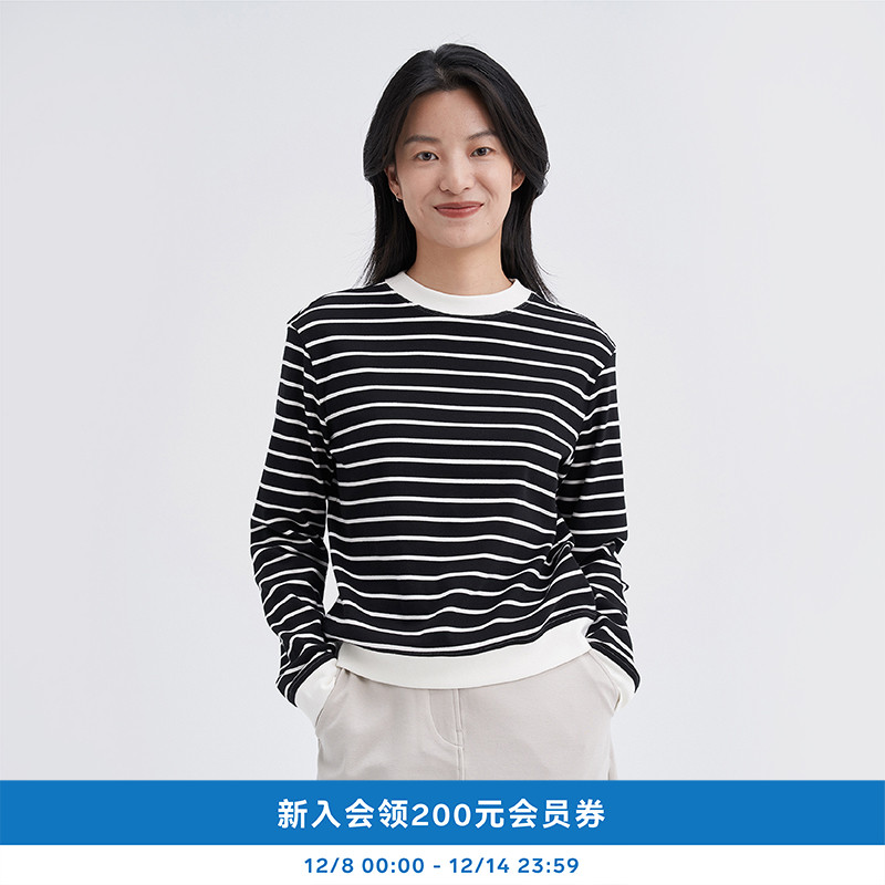 5年秋季环保棉罗纹长袖T恤