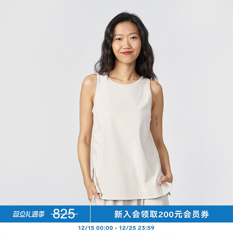 kleeklee丝光罗纹单穿背心