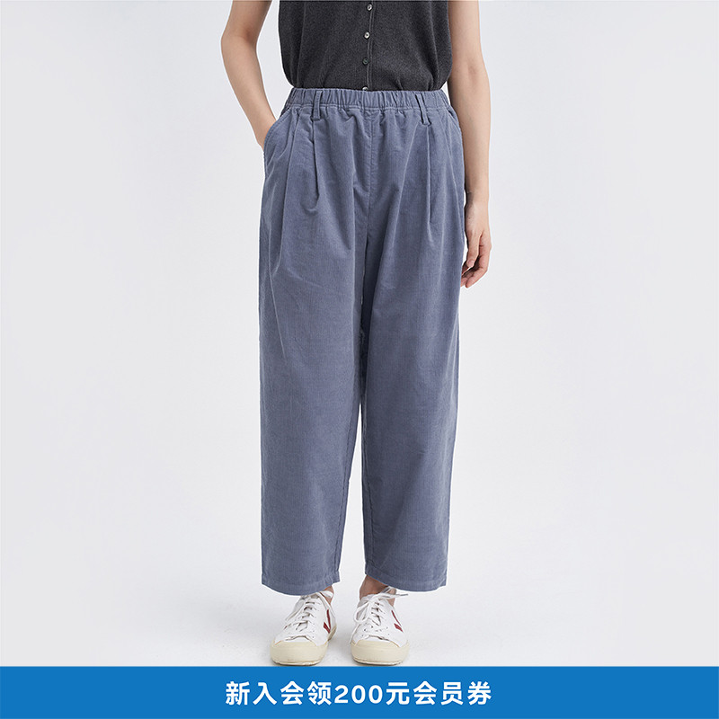 25年秋季环保棉灯芯绒锥裤