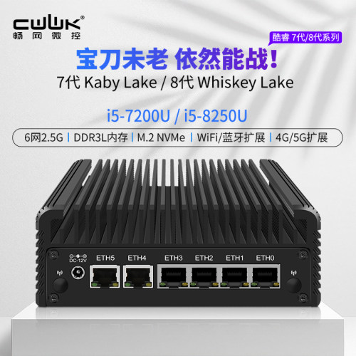 i5-8250U6网2.5Gi226-V软路由