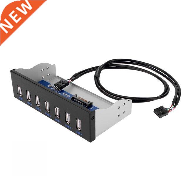 ALLOYSEED 5.25 inch 9 Pin to 7 Ports USB 2.0 Hub CD-ROM Driv