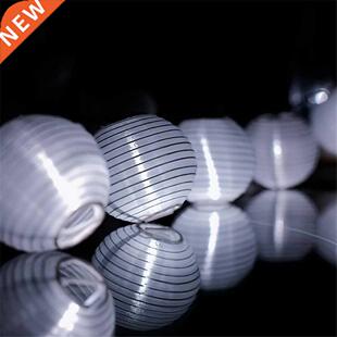 Lantern Garden Solar Decoraton Strng Lghts