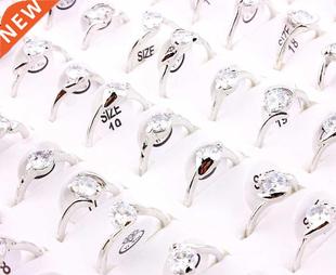 20Pcs Lots Plated Wholesale Silver Crystal Job Rhinestone