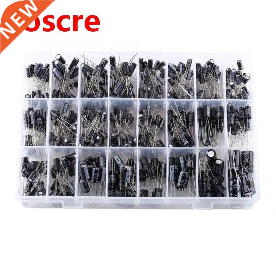 500pcs 24 Values Low frequency Aluminum Electrolytic Capacit