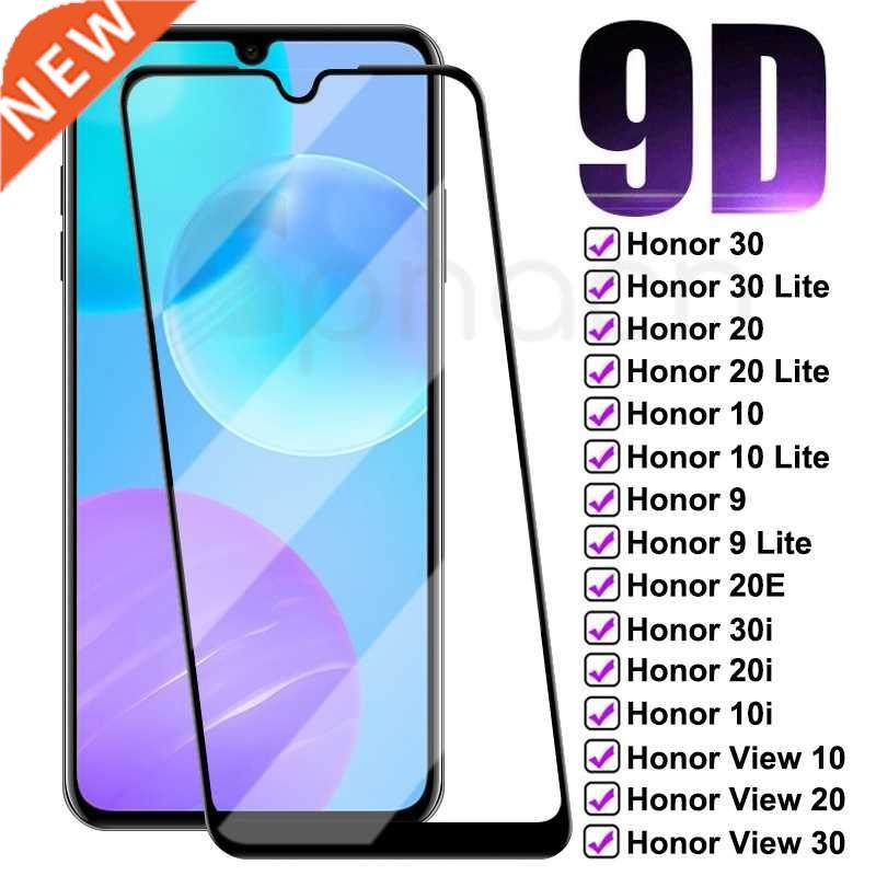 9d full protective glass for huawei honor 30 20 10 9 lite v3