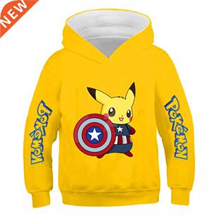 for Childr Boys Sweatshirts Girls Winter Pokemon Spring Kids