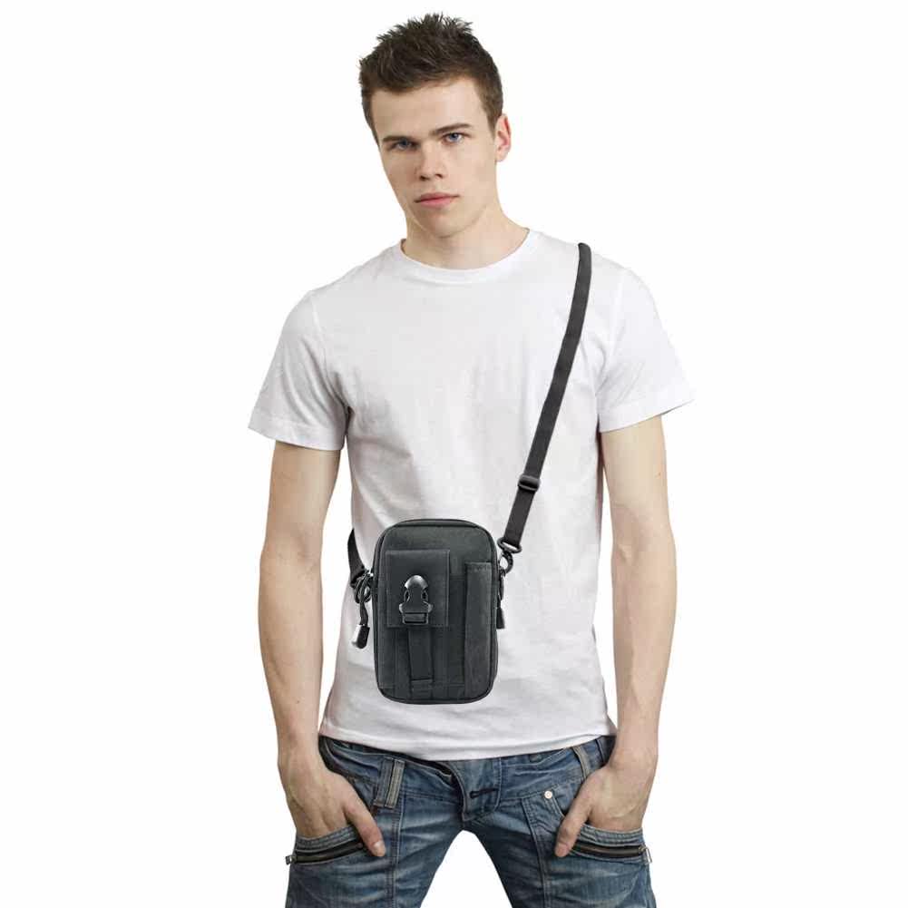 2021 새로운 남성 허리 팩 범 가방 파우치 방수 군사