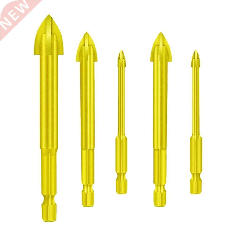 5pcs 3/4/5/6/7mm hex shank tile bits glass ceramic concrete