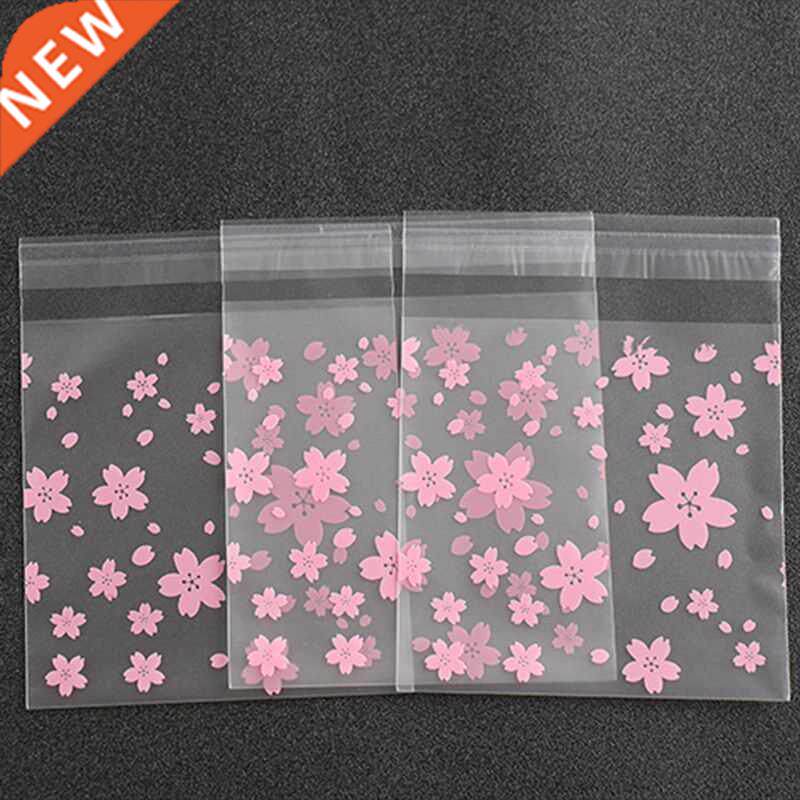 100Pcs/Set Lovely Sweet Pink Cherry Blossoms Printed Cookie高性价比高么？