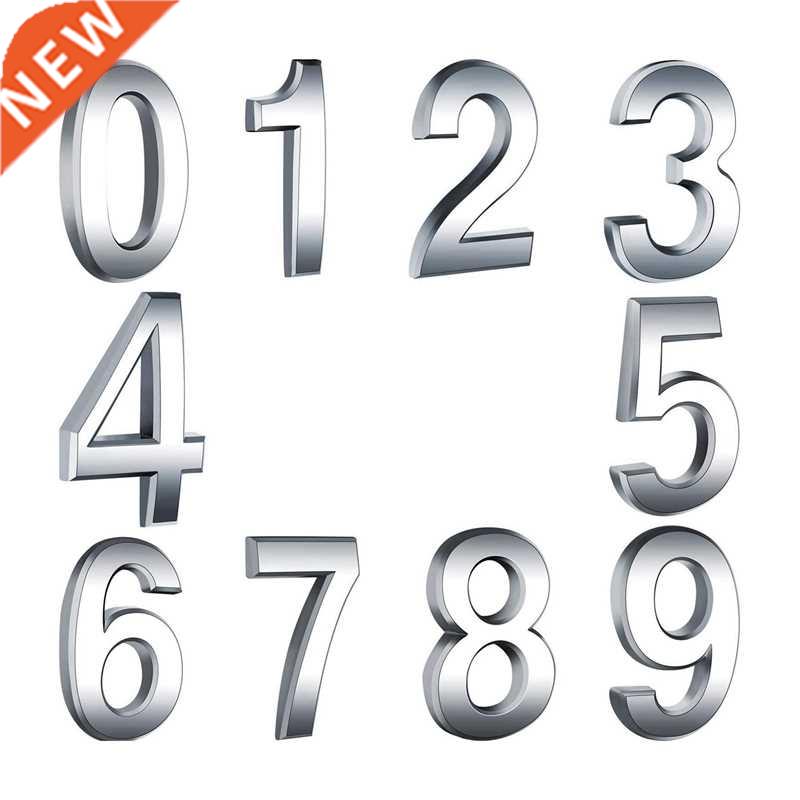 10 Pieces Self-Adhesive Door House Numbers Mailbox Numbers S