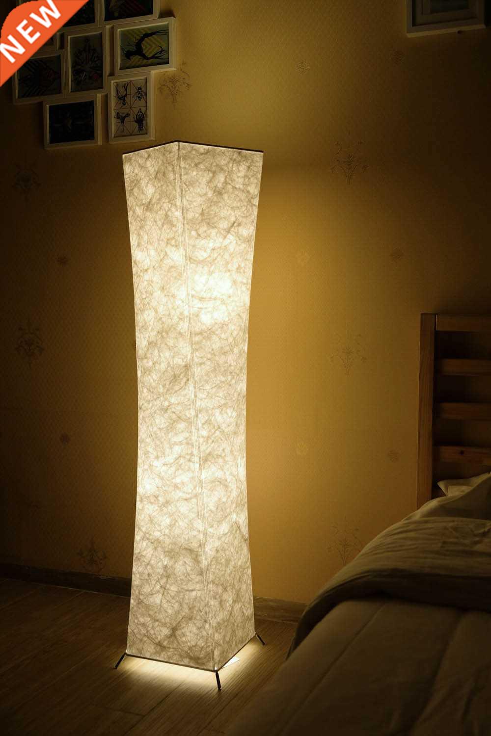 LED Floor Lamp Softlighting Nordic Minimalist Design Fabric