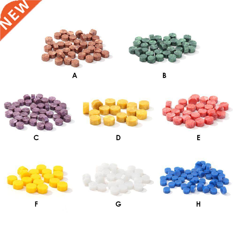 100pcs diy octagon vintage sealing wax multipurpose high-gra