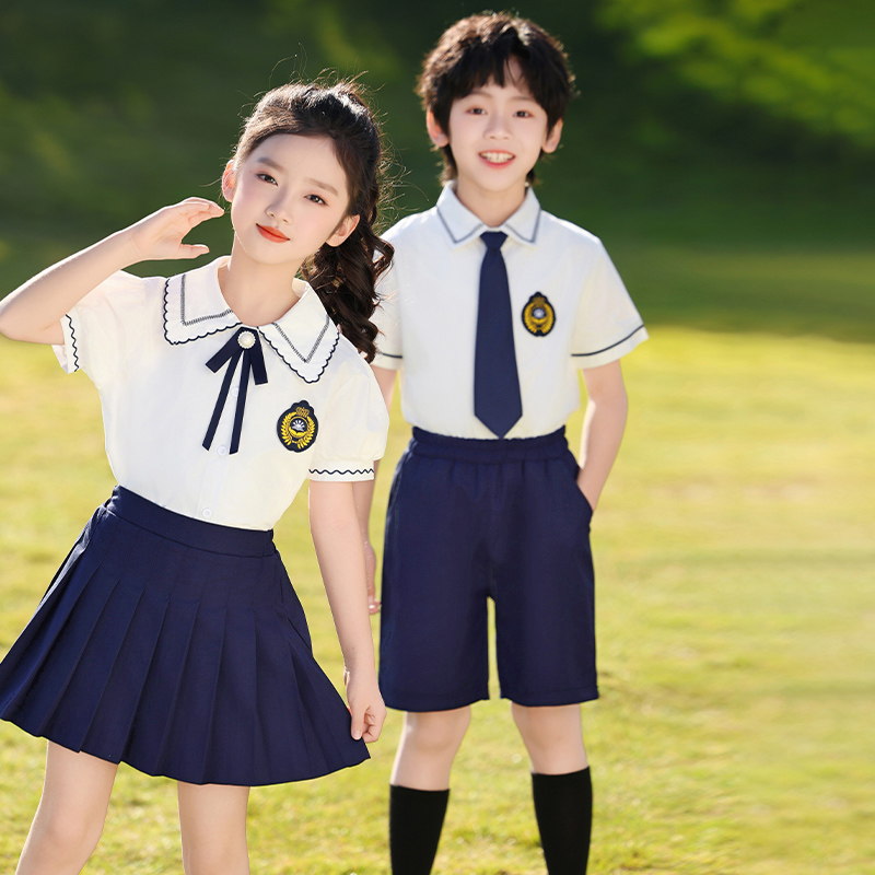 六一儿童节合唱演出服幼儿园毕业照班服团体服小学生朗诵表演服装