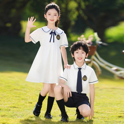六一儿童演出服夏季幼儿园园服毕业照班服小学生朗诵比赛表演服装