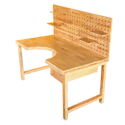 魅造通体全实木手工工作台
