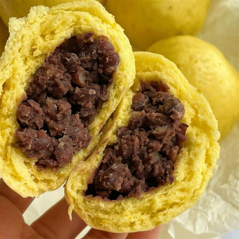 红豆包南瓜红豆j包红豆玉米窝窝头五谷杂粮豆沙包红豆馒头速食早
