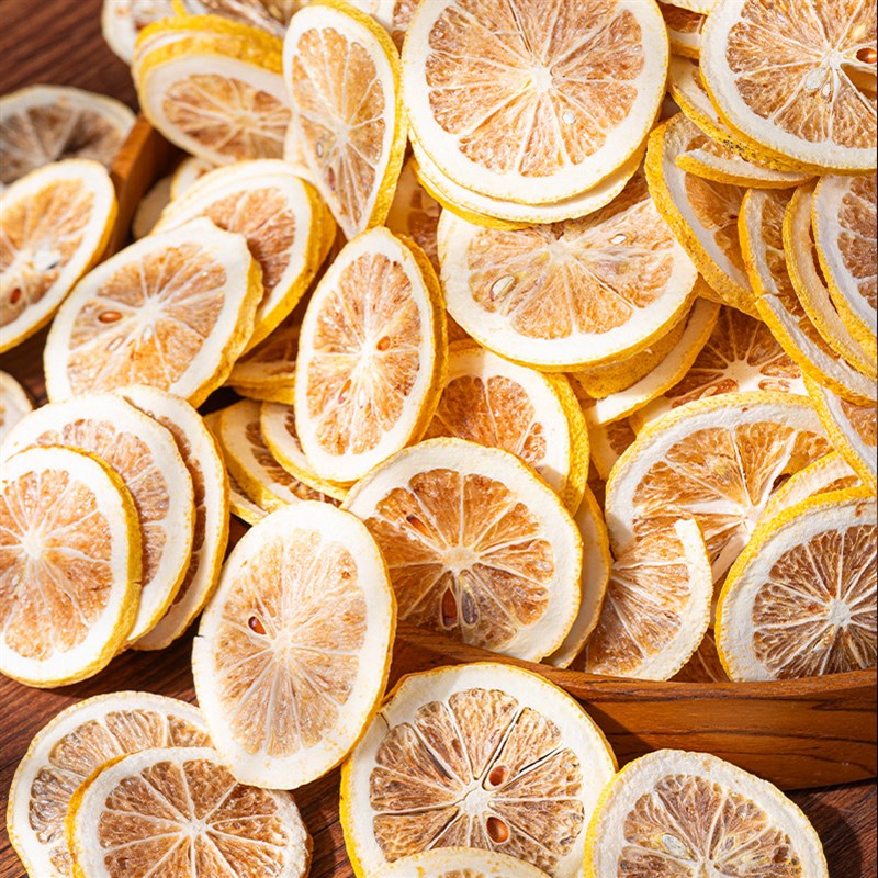 冻干柠檬片散装网红水果u茶柠檬干泡水厂家直发冷泡茶柠檬干片