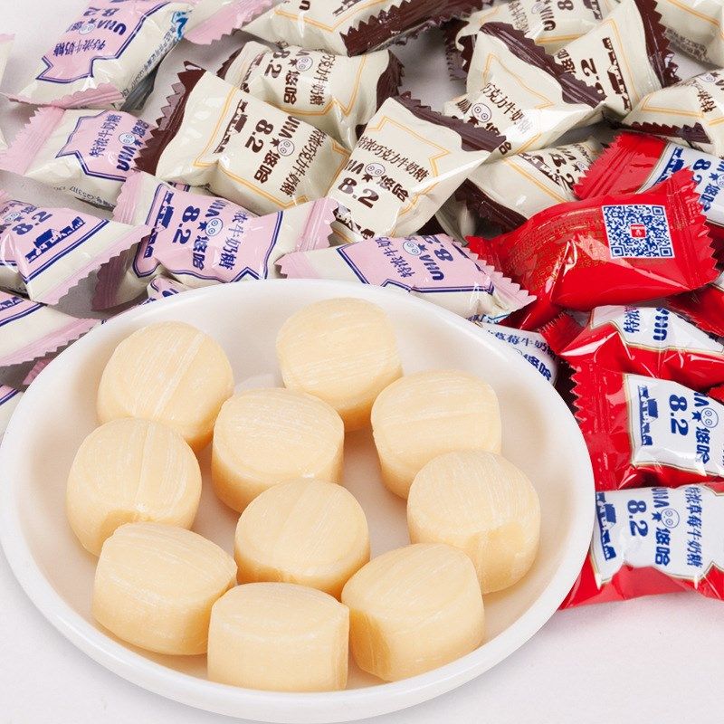 UHA/a悠哈特浓牛奶糖120g袋装混合口味婚庆喜糖硬糖抹茶糖零食